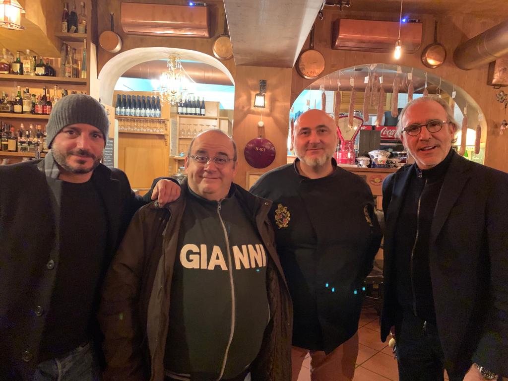 Nicolas Vaporidis, Gianni Fantoni e Luca Ward